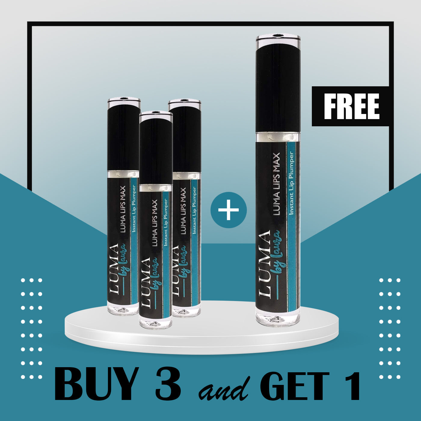 Luma Lip Plumper Gloss Instant Volumising Lip Plump Enhancer for