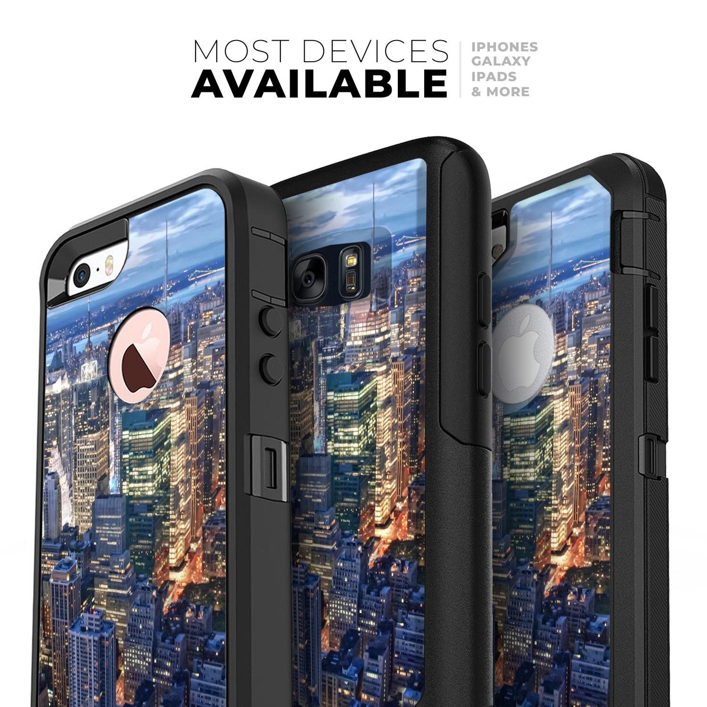 Night Aerial NYC - Skin Kit for the iPhone OtterBox Cases